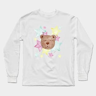 Bear with Stars Long Sleeve T-Shirt